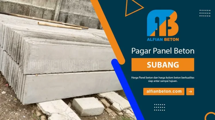 Harga Pagar Panel Beton SUBANG