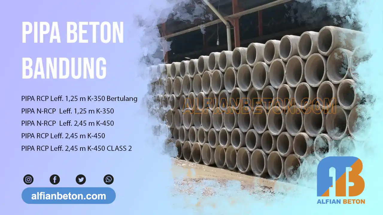 Harga Pipa Beton RCP Bandung