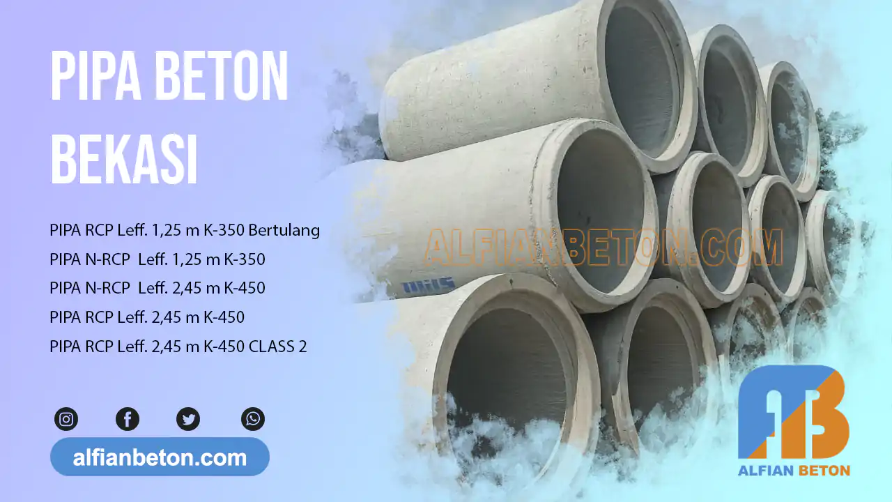 Harga Pipa Beton RCP Bekasi