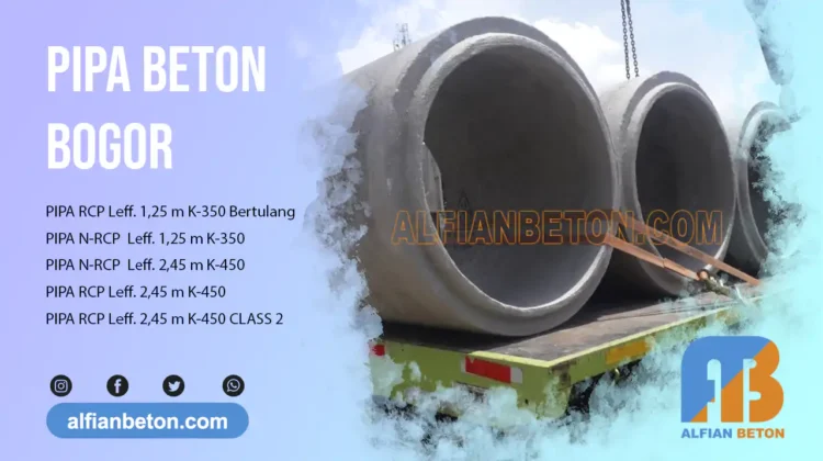 Harga Pipa Beton RCP Bogor
