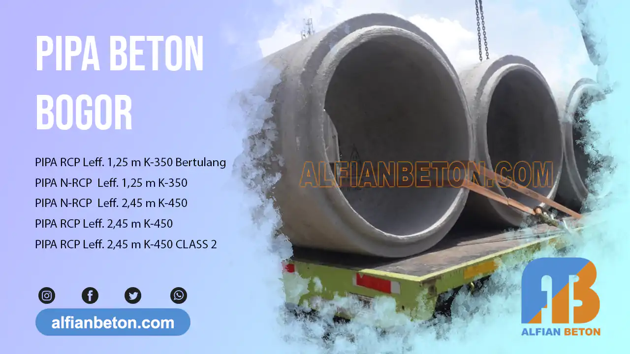 Harga Pipa Beton RCP Bogor
