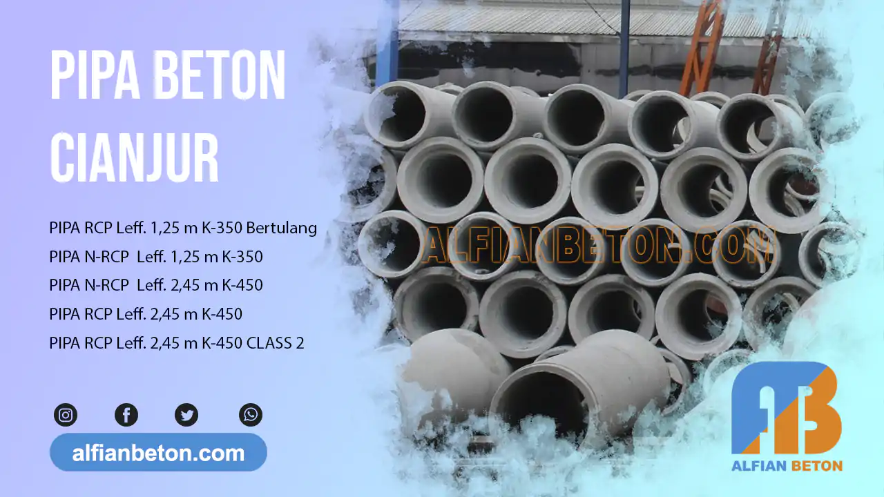 Harga Pipa Beton RCP Cianjur