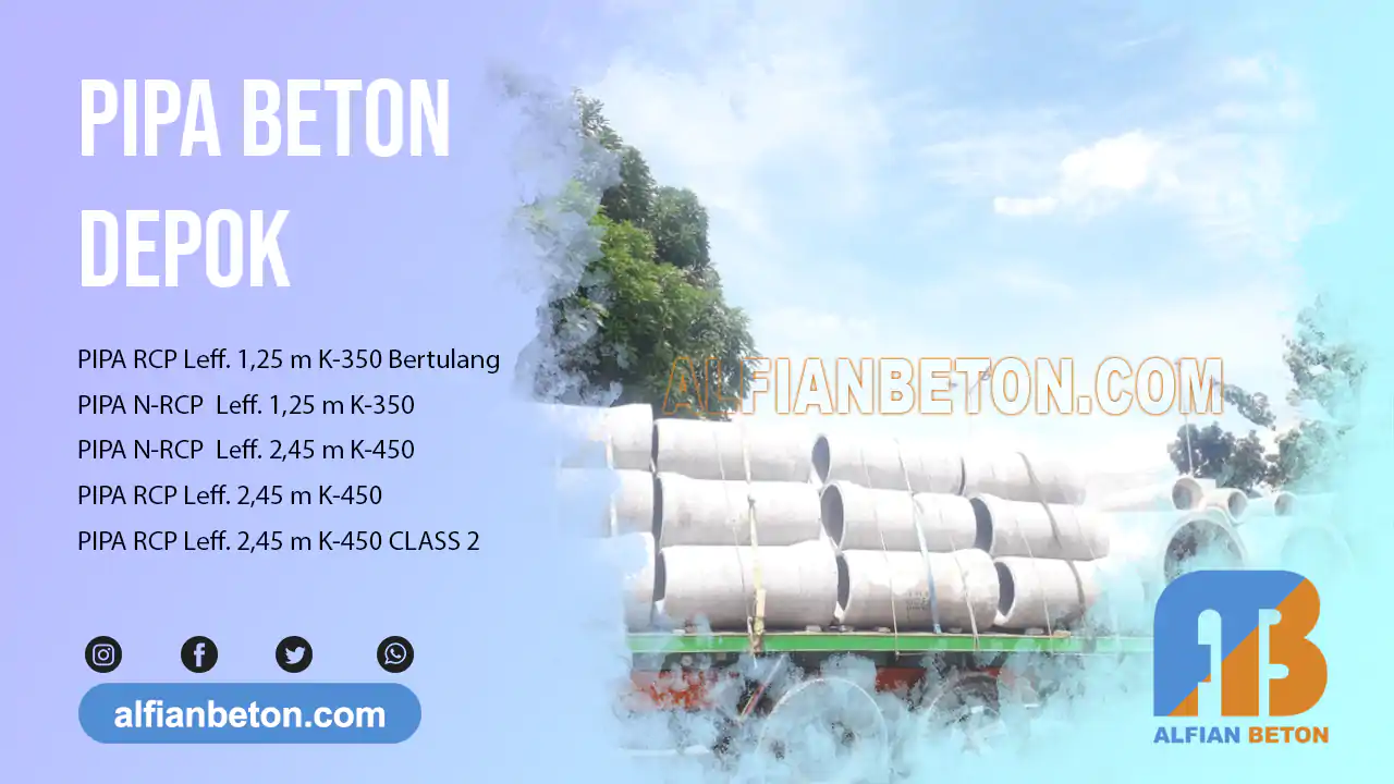 Harga Pipa Beton RCP Depok