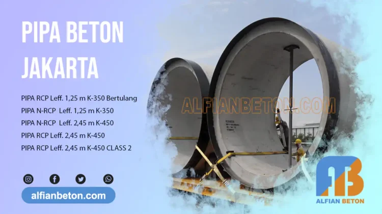Harga Pipa Beton RCP Jakarta