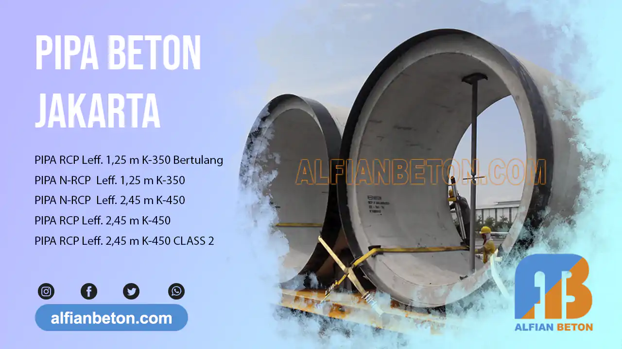 Harga Pipa Beton RCP Jakarta