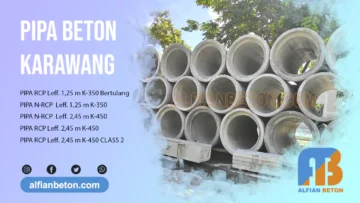 Harga Pipa Beton RCP Karawang