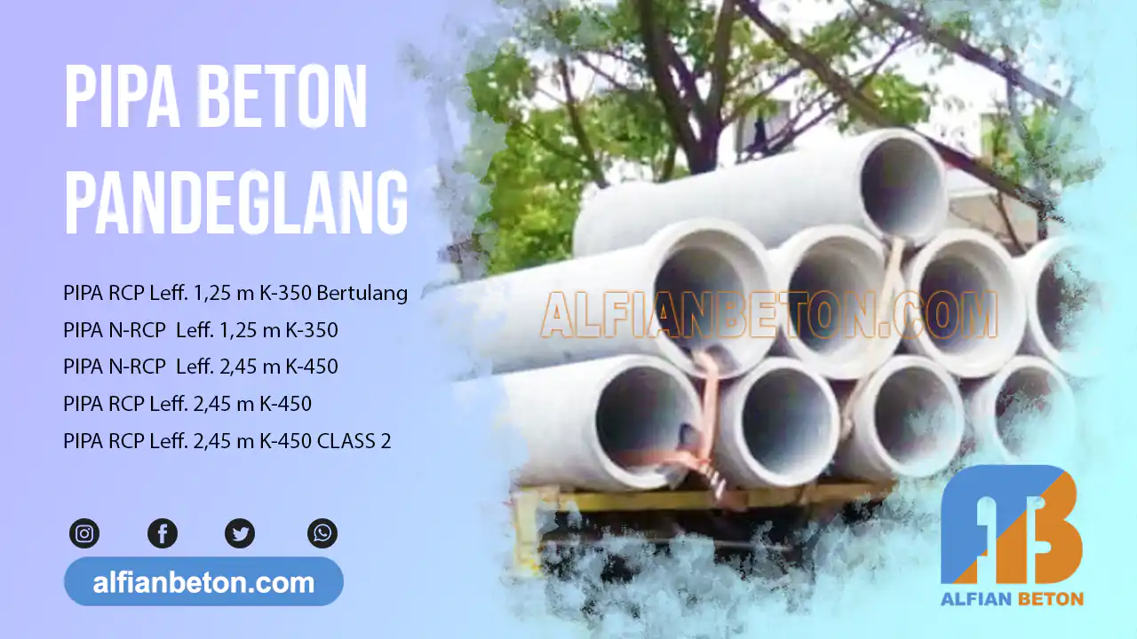 Harga Pipa Beton RCP Pandeglang