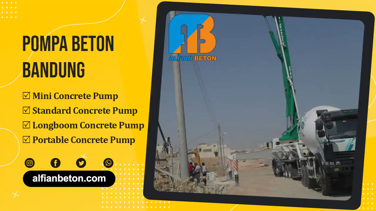 Harga Sewa Pompa Beton Bandung