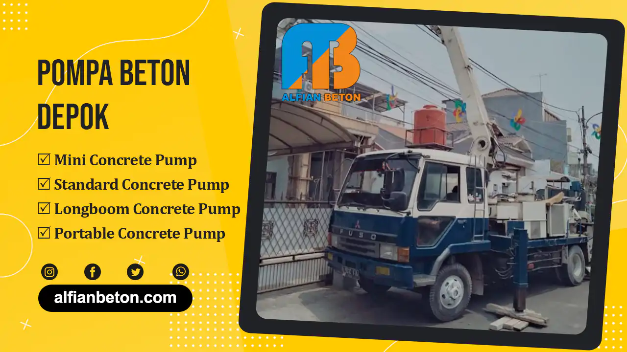 Harga Sewa Pompa Beton Depok