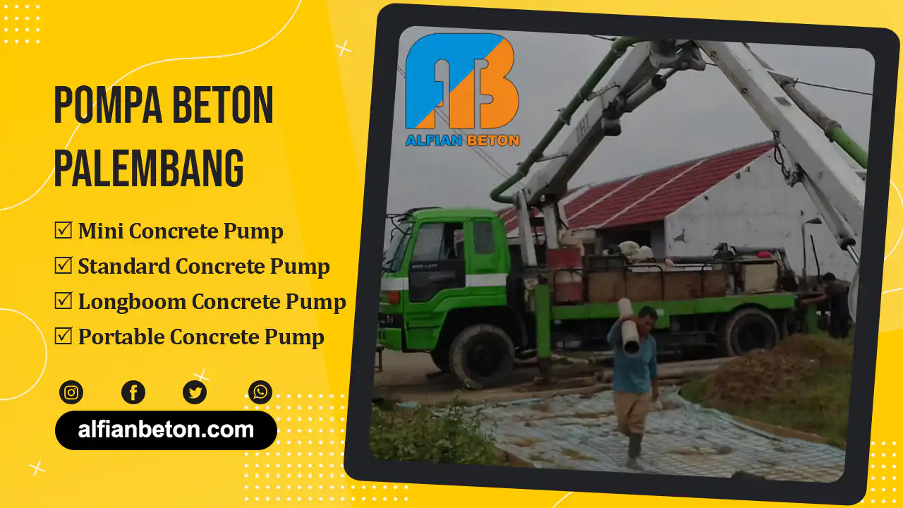 Harga Sewa Pompa Beton Palembang