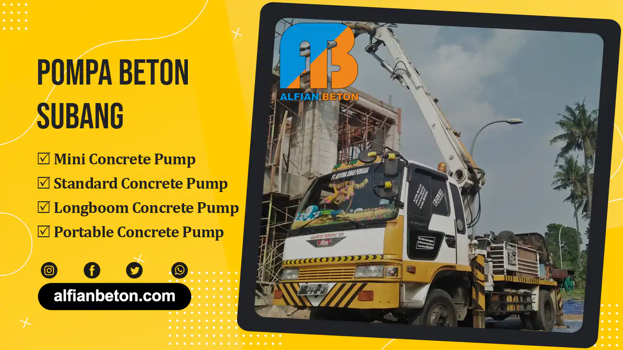 Harga Sewa Pompa Beton Subang